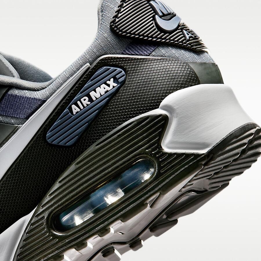 Nike Air Max 90 Drift Anthracite Cool Grey Thunder Blue Wolf Grey Zwart Grijs Air Max Lifestyle Heren Sneakers voor Mannen - Foto 2