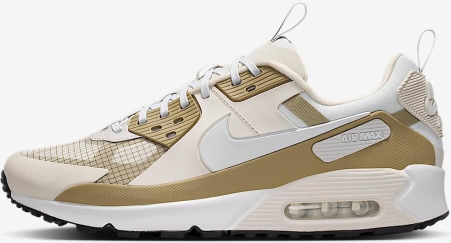 Nike Air Max 90 Drift Light Bone Neutral Olive Zwart Off Wit Groen Air Max Lifestyle Heren Sneakers voor Mannen