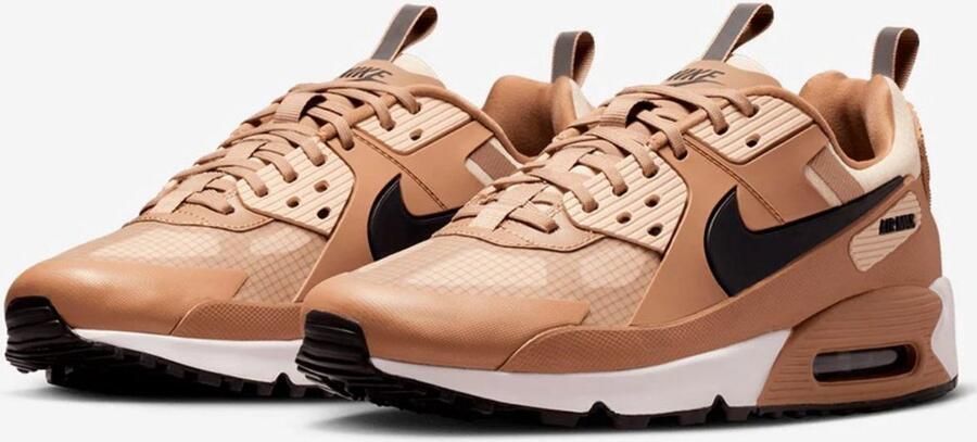 Nike Air Max 90 Drift Parachute Beige Zwart Summit White Light Khaki Bruin Zwart Air Max Lifestyle Heren Sneakers voor Mannen