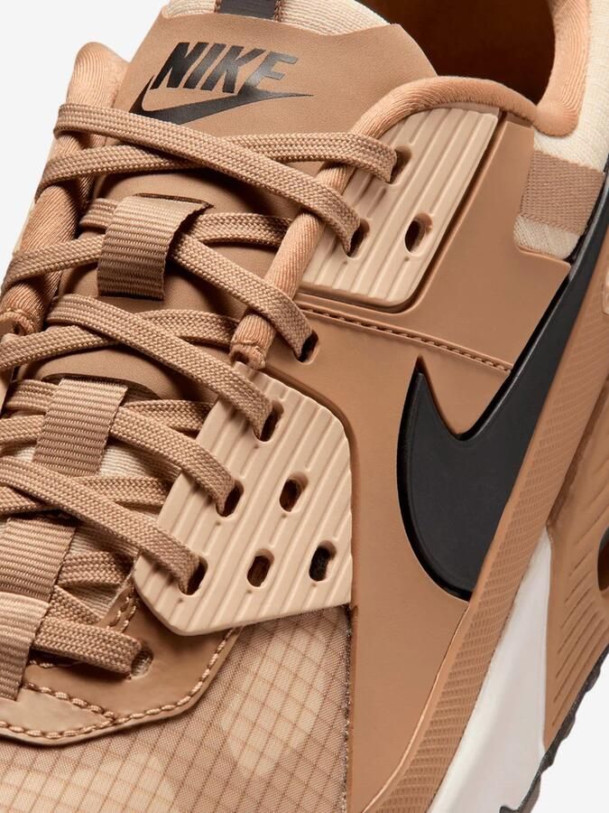 Nike Air Max 90 Drift Parachute Beige Zwart Summit White Light Khaki Bruin Zwart Air Max Lifestyle Sneakers voor nen
