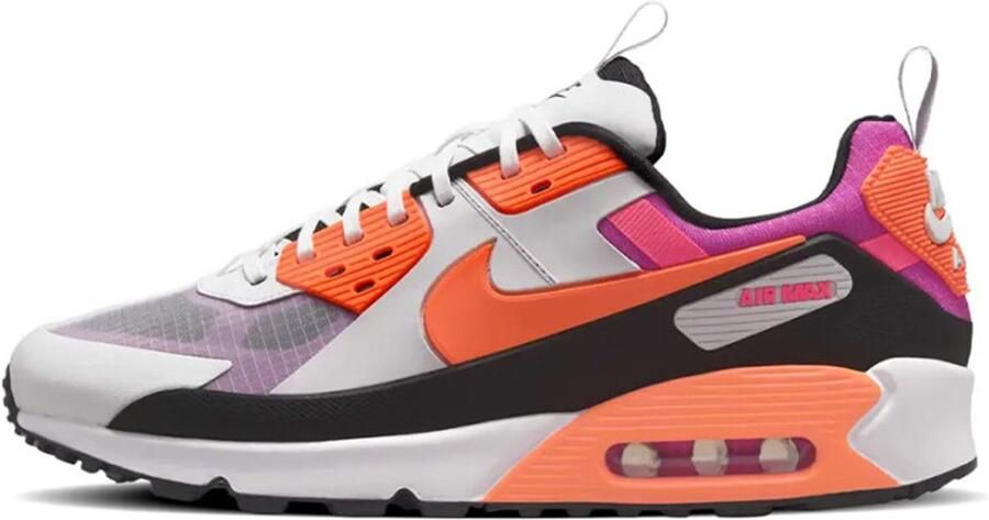 Nike Air Max 90 Drift Sneakers Mannen Zwart Oranje Wit - Foto 4