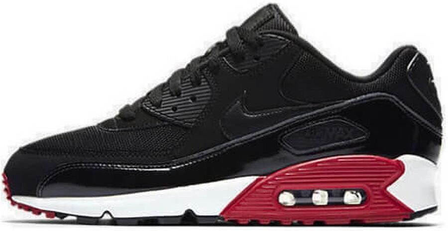 Nike Air Max 90 Essential Heren Sneakers Zwart Rood 537384