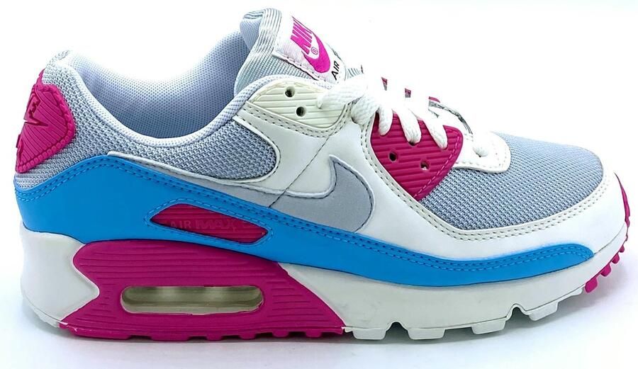 Nike Air Max 90 Dames Football Grey Summit White Fire Pink Football Grey Dames - Foto 2