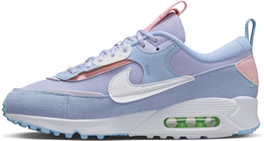 Nike Air Max 90 Futura Lichtblauw Lila Sneakers Dames Doos Zonder Deksel