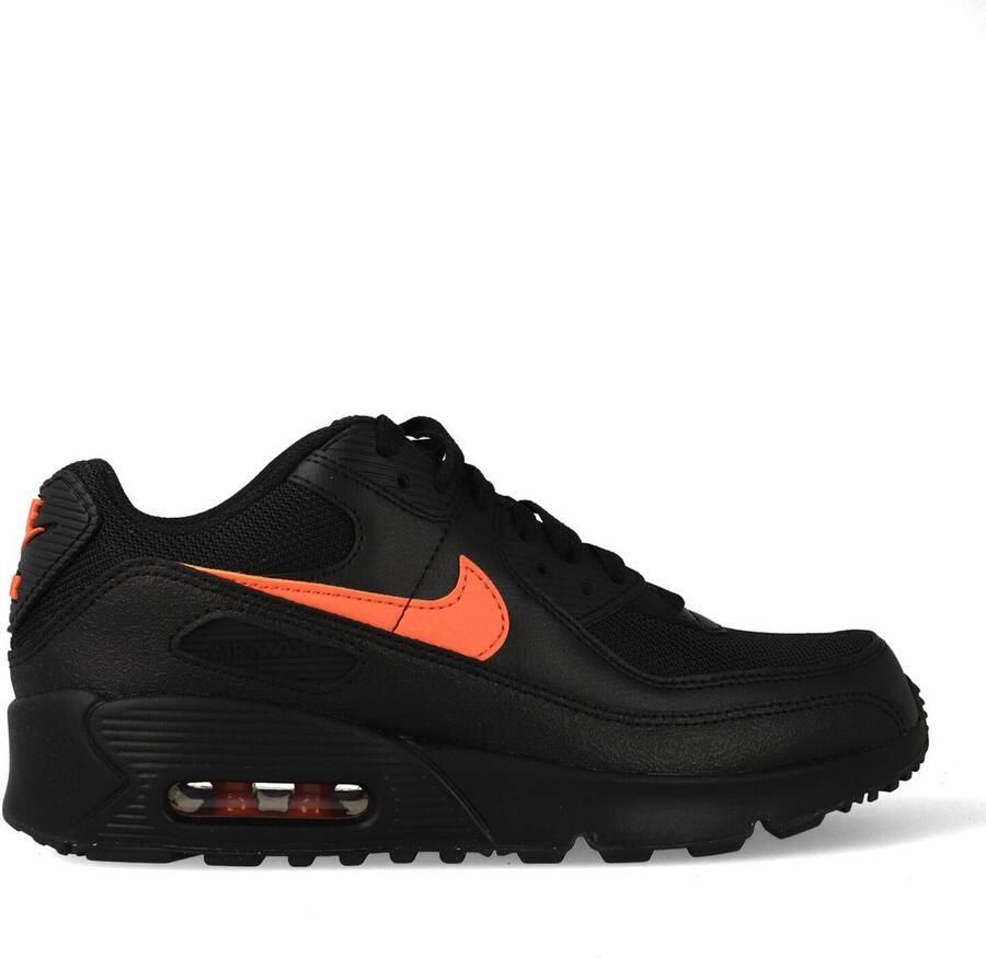 Nike Air Max 90 GS '' Black Turf Orange '' Zwart Oranje