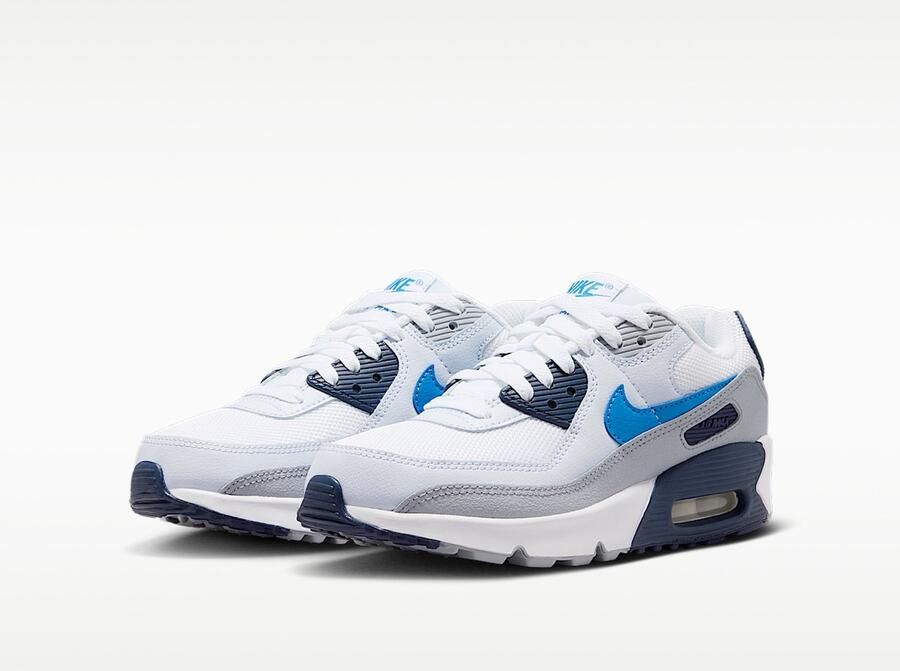 Nike Sportswear Sneakers 'Air Max 90' navy kobaltblauw lichtblauw wit