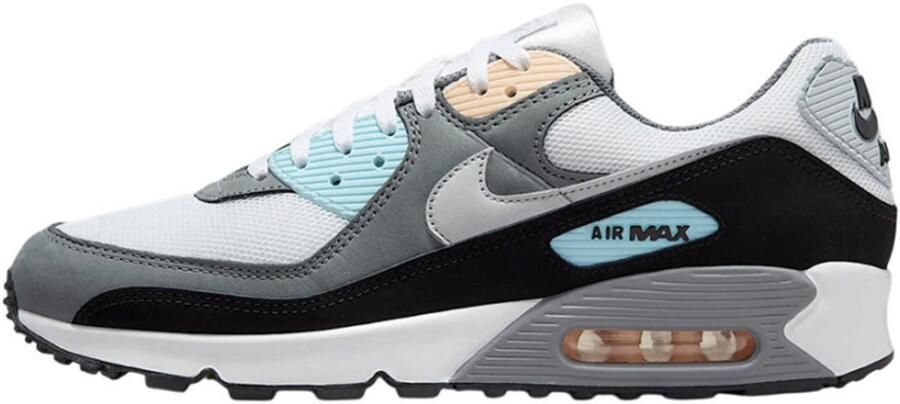 Nike Air Max 90 Herenschoen Zwart Blauw Wit