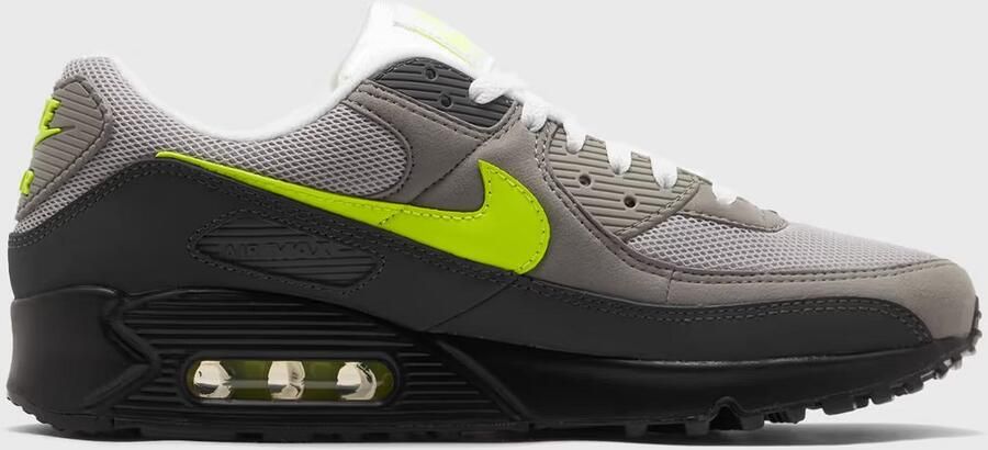 Nike Sportswear Sneakers laag 'Air Max 90' grijs donkergrijs lichtgroen