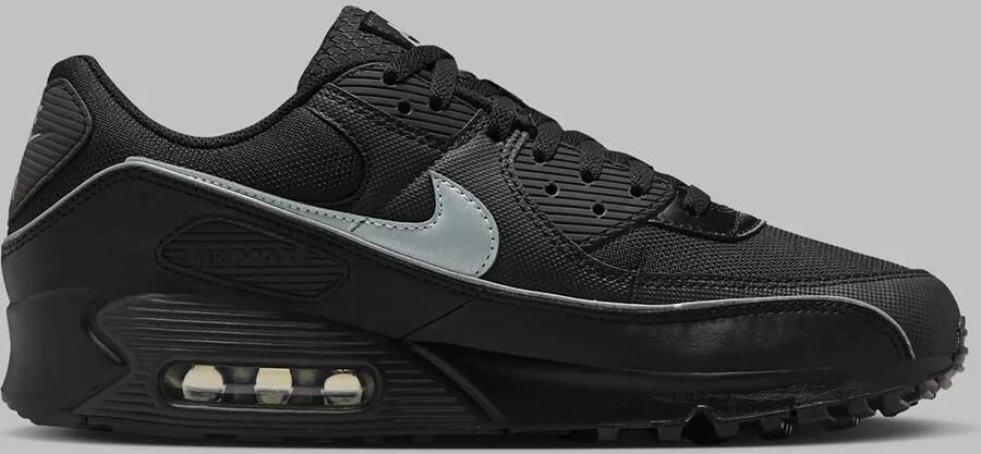 Nike Herenschoenen met reflecterende accenten Air Max 90 Premium Zwart- Heren Zwart - Foto 3