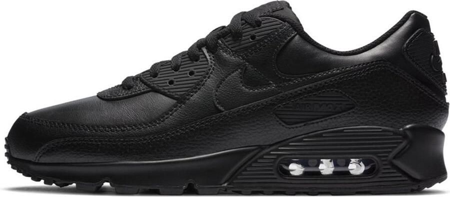 Nike Air max 90 Heren sneaker -Leer Tripple black - Foto 2