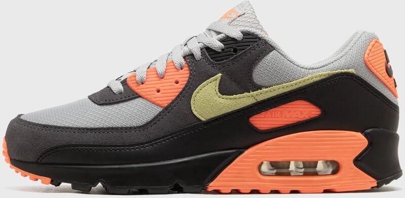 Nike Air Max 90 Hyper Crimson Limelight Sneakers Unisex Oranje Zwart Grijs