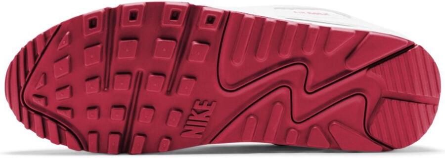Nike Air Max 90 Heren White Black Hyper Red Heren - Foto 7
