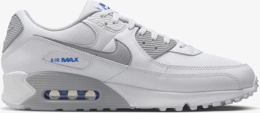 Nike Air Max 90 Laser Blue Sneakers Mannen Wit Grijs Blauw HM0705