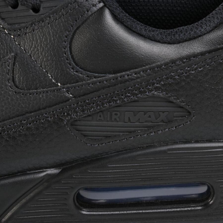 Nike Air Max 90 Leather Heren Sneakers Black Black-Black - Foto 2