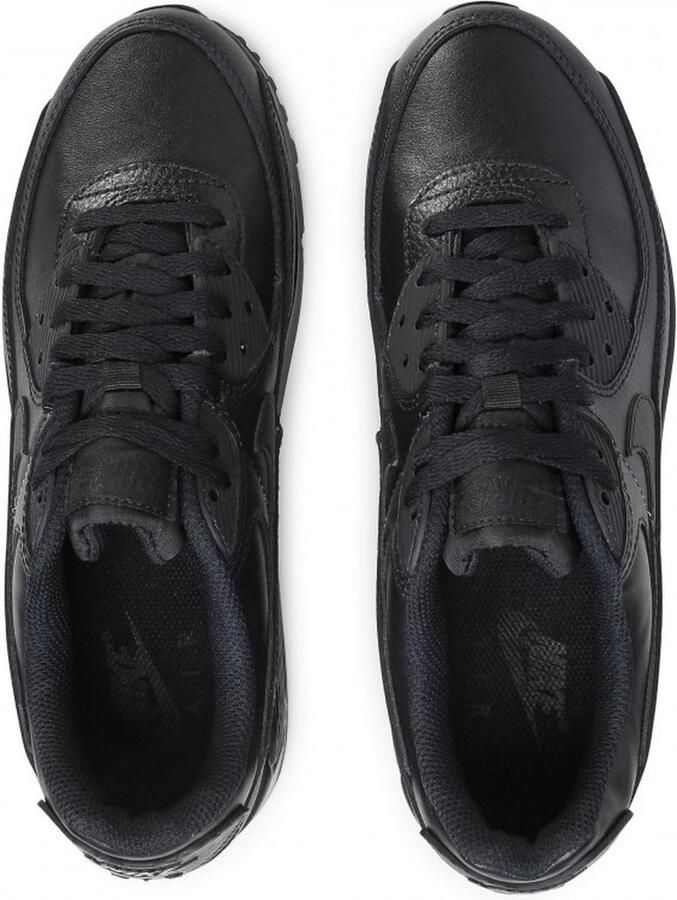 Nike Air Max 90 Leather Heren Sneakers Black Black-Black - Foto 5