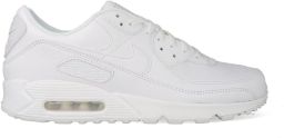 Nike Air Max 90 Leather Triple White Sneakers Heren Doos Zonder Deksel