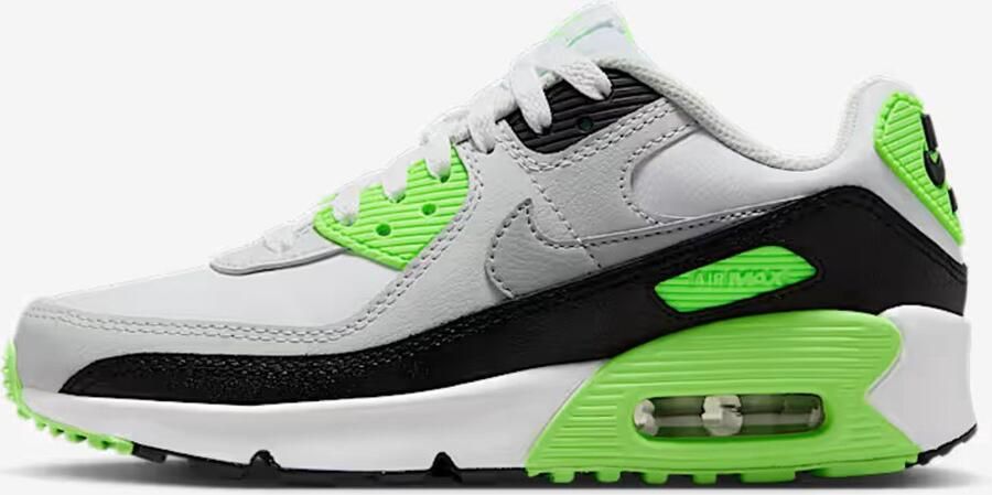 Nike Air Max 90 LTR GS Sneakers Wit Groen Junior schoenen CD6864