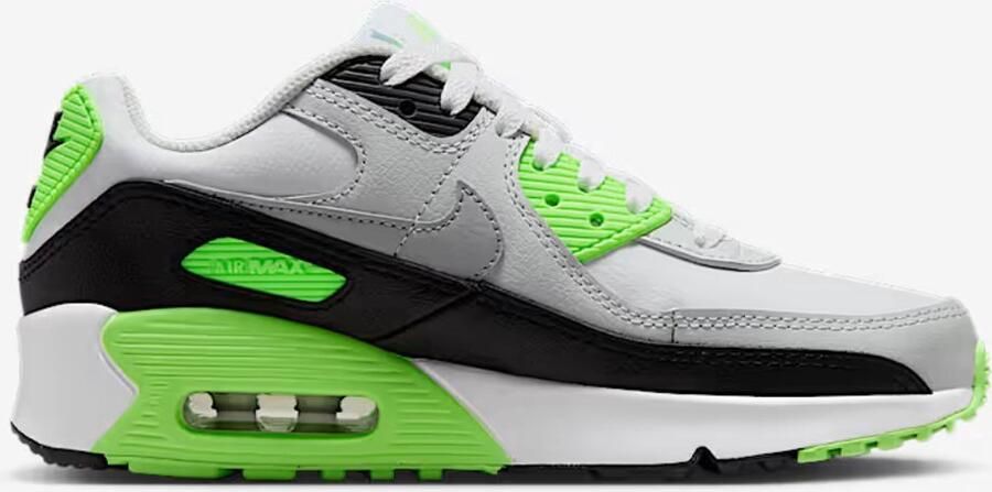 Nike Air Max 90 LTR GS Sneakers Wit Groen Junior schoenen CD6864