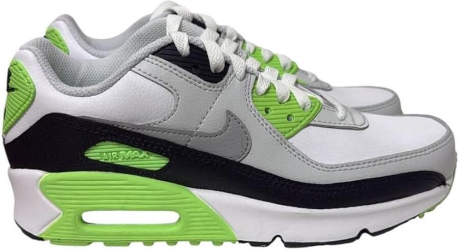 Nike Air Max 90 LTR GS Sneakers Wit Groen Junior schoenen CD6864 - Foto 2