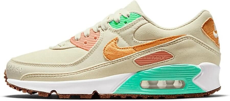 Nike Air Max 90 LX Sneakers Unisex (Happy Pineapple) Coconut Milk Metallic Gold - Foto 3