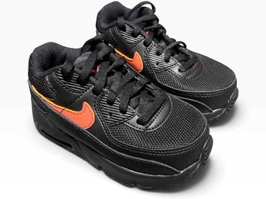 Nike Schoenen voor baby's peuters Air Max 90 'Neon' EasyOn Zwart