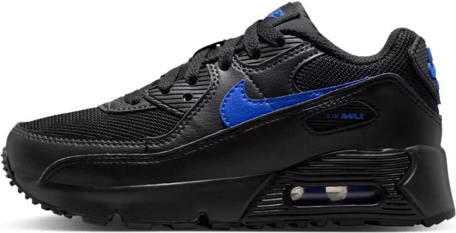Nike Sneakers Air Max 90 Mesh Zwart Blauw Little Kids - Foto 2