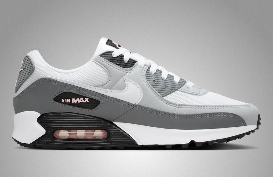 Nike Sportswear Sneakers laag 'AIR MAX 90' grijs donkergrijs zwart wit - Foto 2
