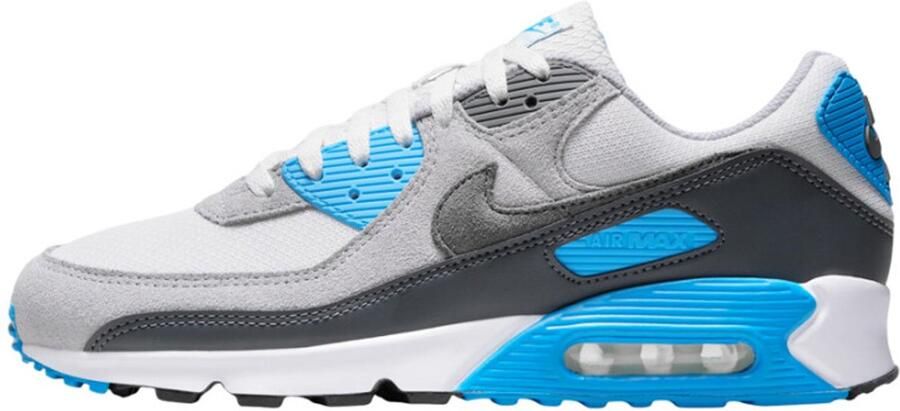 Nike Air Max 90 Blue Lightning Sneakers Unisex Wit Grijs Blauw - Foto 3