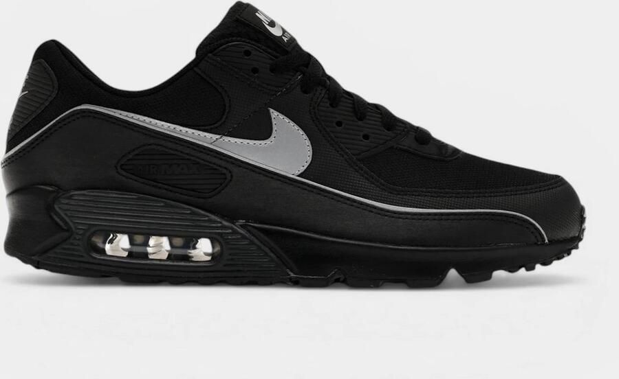Nike Lage Sneakers Air Max 90 Premium Black Reflective