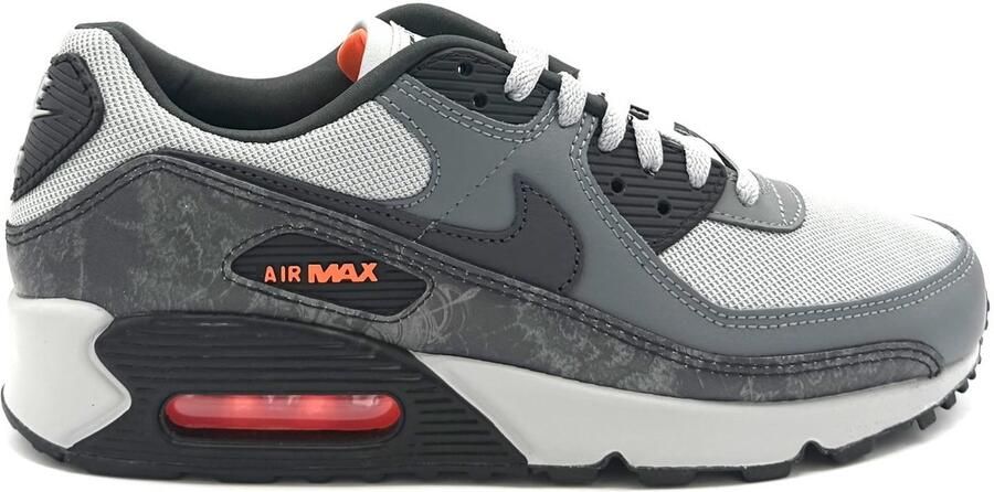 Nike Air Max 90 Premium Hyper Crimson Grijs- Sneakers Heren