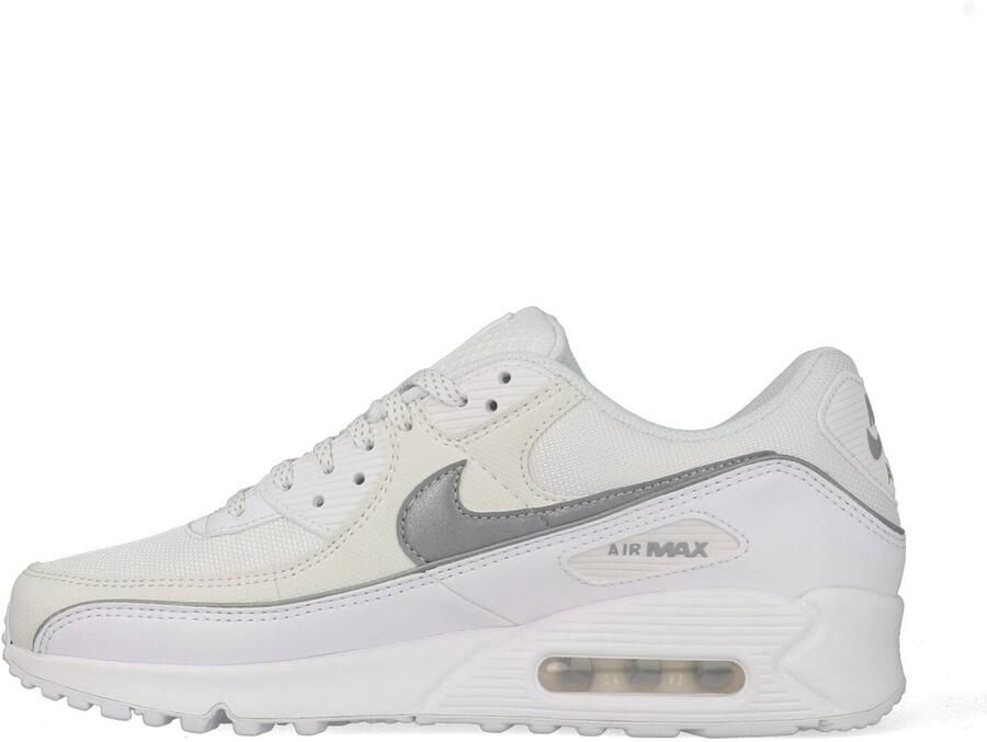 Nike Air Max 90 Premium White Metallic Silver Sneakers Heren Doos Zonder Deksel - Foto 5