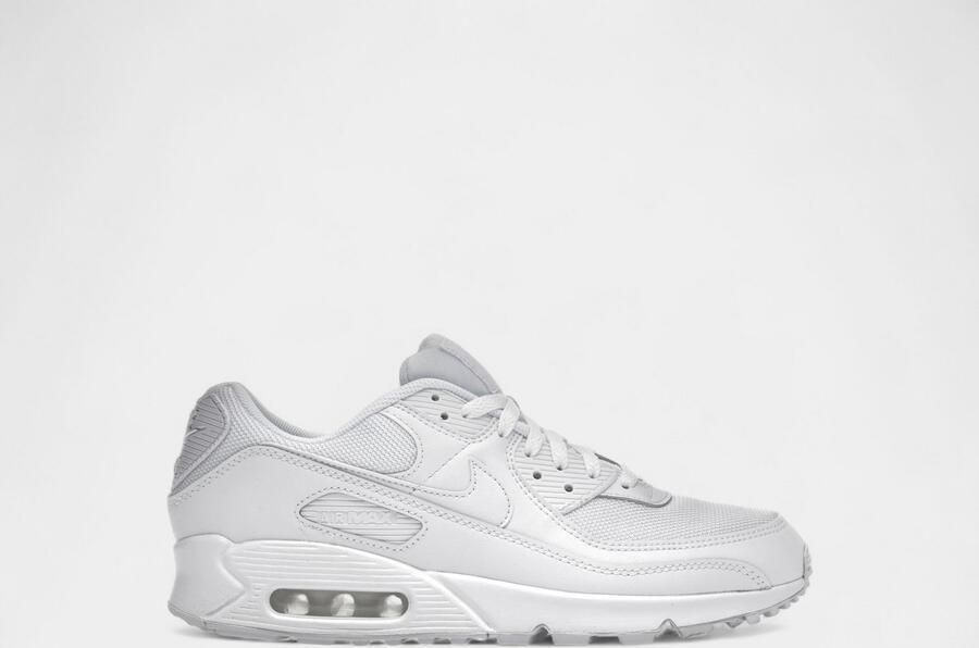 Nike Air Max 90 365 Heren Sneakers White White-White-Wolf Grey - Foto 3