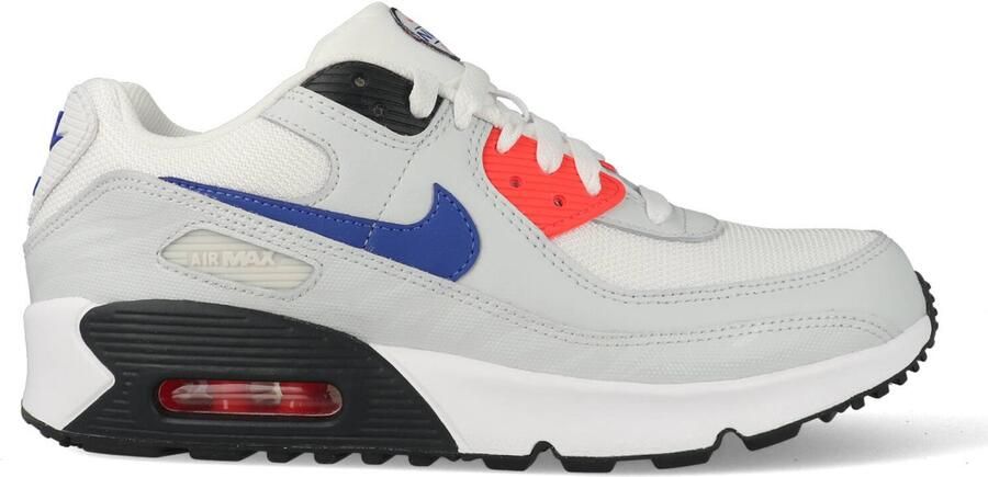 Nike Air Max 90 SE GS "White Dust Bright Crimson Game Royal" Wit Grijs - Foto 2