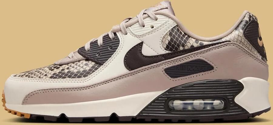 Nike Air Max 90 SE Malt Meerkleurig Light Orewood Brown Velvet Brown Bruin Air Max Lifestyle Sneakers voor