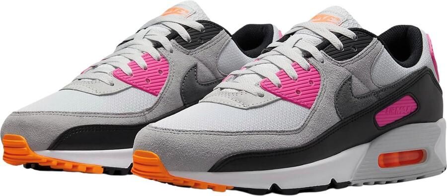 Nike Air Max 90 Pure Platinum Alchemy Pink Total Orange Cool Grey- Pure Platinum Alchemy Pink Total Orange Cool Grey - Foto 2