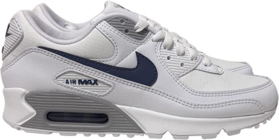 Nike Air Max 90 Limited Edition Heren Sneaker Wit Blauw Doos zonder deksel - Foto 3