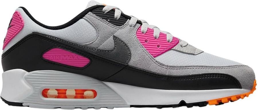 Nike Air Max 90 Pure Platinum Alchemy Pink Total Orange Cool Grey- Pure Platinum Alchemy Pink Total Orange Cool Grey - Foto 3