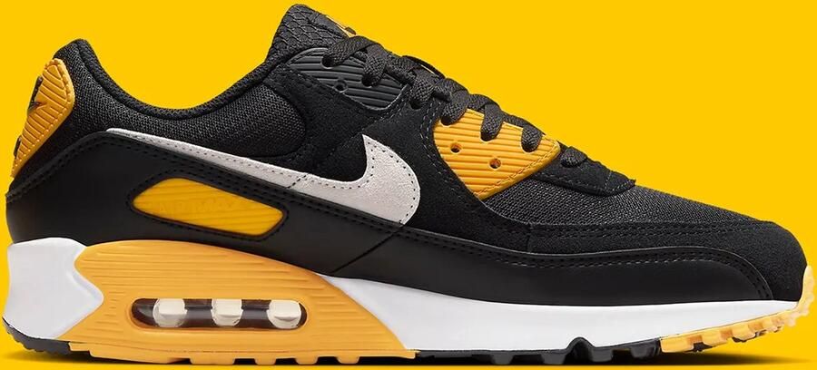 Nike Air Max 90 Black University Gold White- Black University Gold White