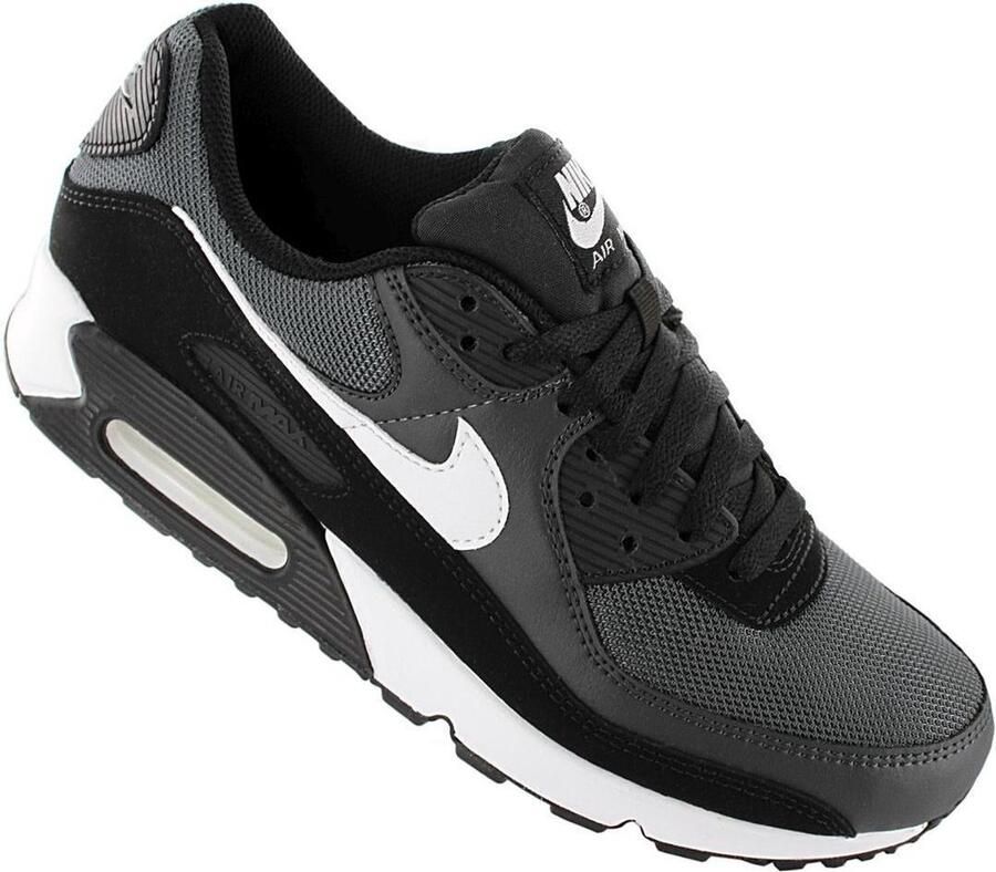 Nike Air Max 90 Running Schoenen iron grey white dk smoke grey black maat: 44.5 beschikbare maaten:41 42.5 39 40 44.5 45 40.5 47.5 45.5 47 - Foto 6
