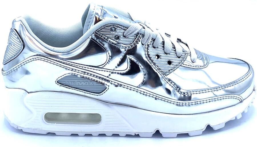 Nike Air Max 90 SP Chrome Pure Platinum Wit Chrome Wit Air Max Lifestyle Dames Sneakers voor Vrouwen