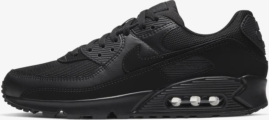 Nike Air Max 90 Running Schoenen black black black white maat: 47 beschikbare maaten:41 42.5 39 40 43 44.5 45 46 40.5 47.5 45.5 47 38.5 - Foto 5