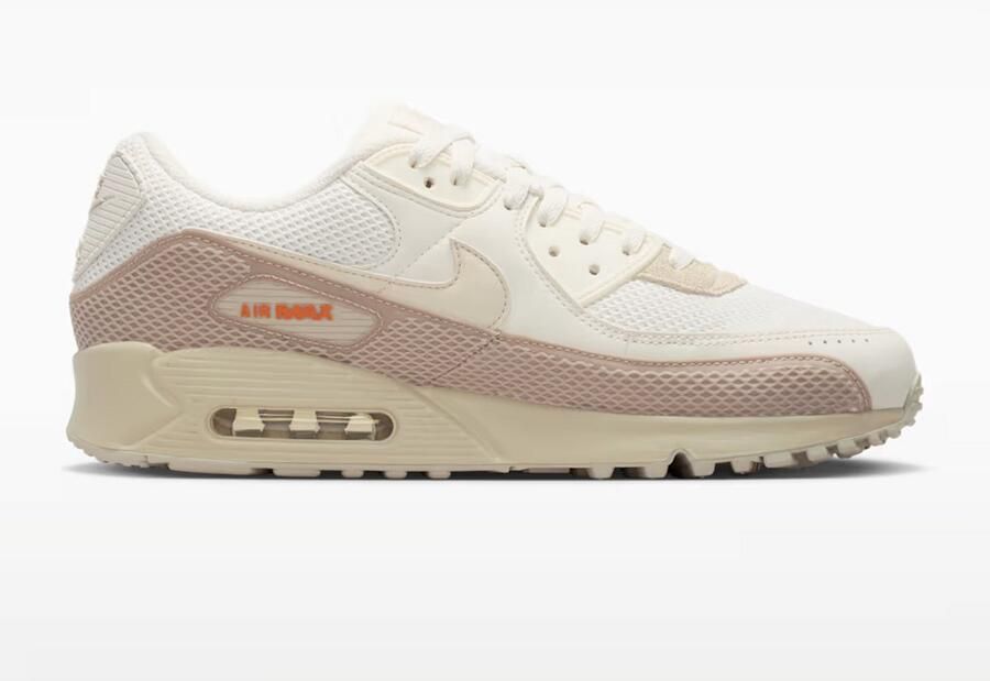 Nike Air Max 90 Premium "Mesh Mudguard Phantom" Beige Wit - Foto 2