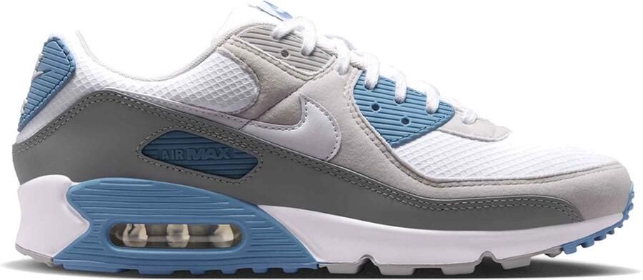 Nike Air Max 90 Unisex White Light Smoke Grey