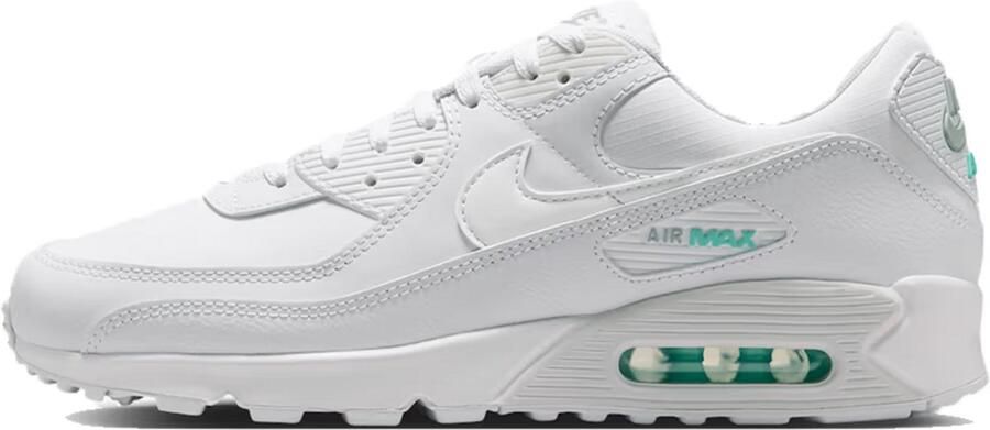 Nike Air Max 90 White Hyper Turquoise Sneakers Unisex - Foto 4