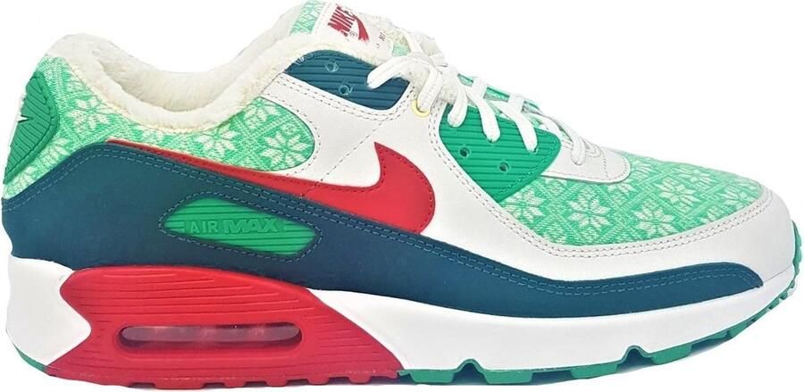 Nike Air Max 90 White University Red Sneakers Unisex
