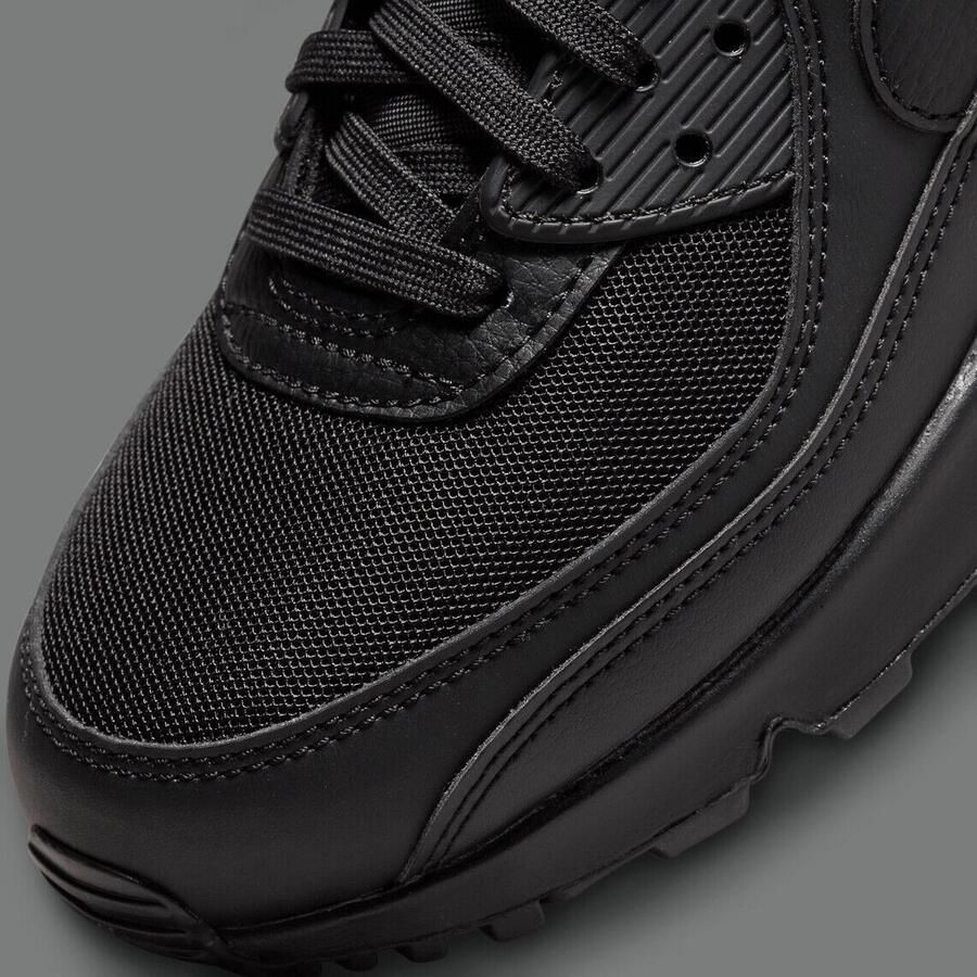 Nike Air Max 90 (W) Triple Black Dames Sneakers Schoenen Casual Zwart DH8010