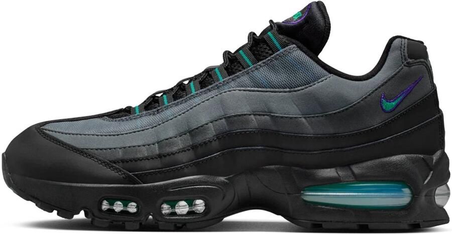 Nike Herenschoenen Air Max 95 Big Bubble 'OG' Zwart- Heren Zwart
