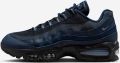 Nike Air Max 95 Big Bubble Obsidian Obsidian Thunder Blue Cool Grey Zwart Blauw Air Max Lifestyle Sneakers voor nen - Blauw