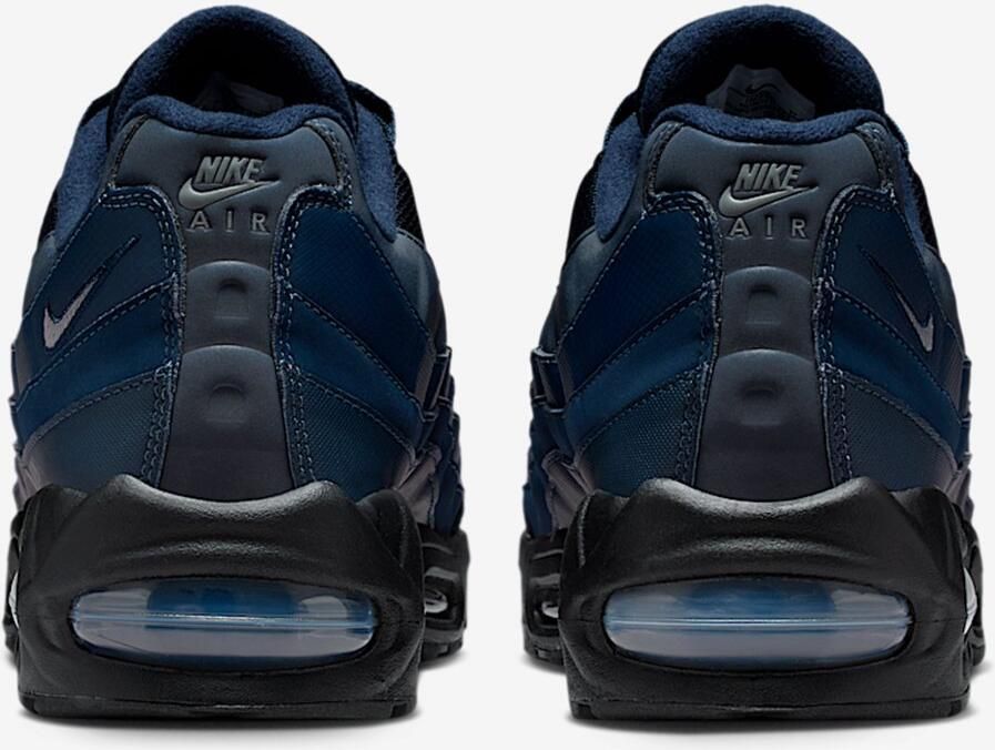 Nike Air Max 95 Big Bubble Obsidian Obsidian Thunder Blue Cool Grey Zwart Blauw Air Max Lifestyle Sneakers voor nen - Foto 2