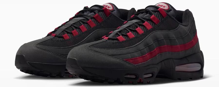Nike Herenschoenen Air Max 95 Big Bubble 'OG' Zwart- Heren Zwart